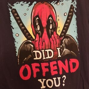 MARVEL SPIDERMAN TSHIRT LG   (Sorry, did I offend You) Like New